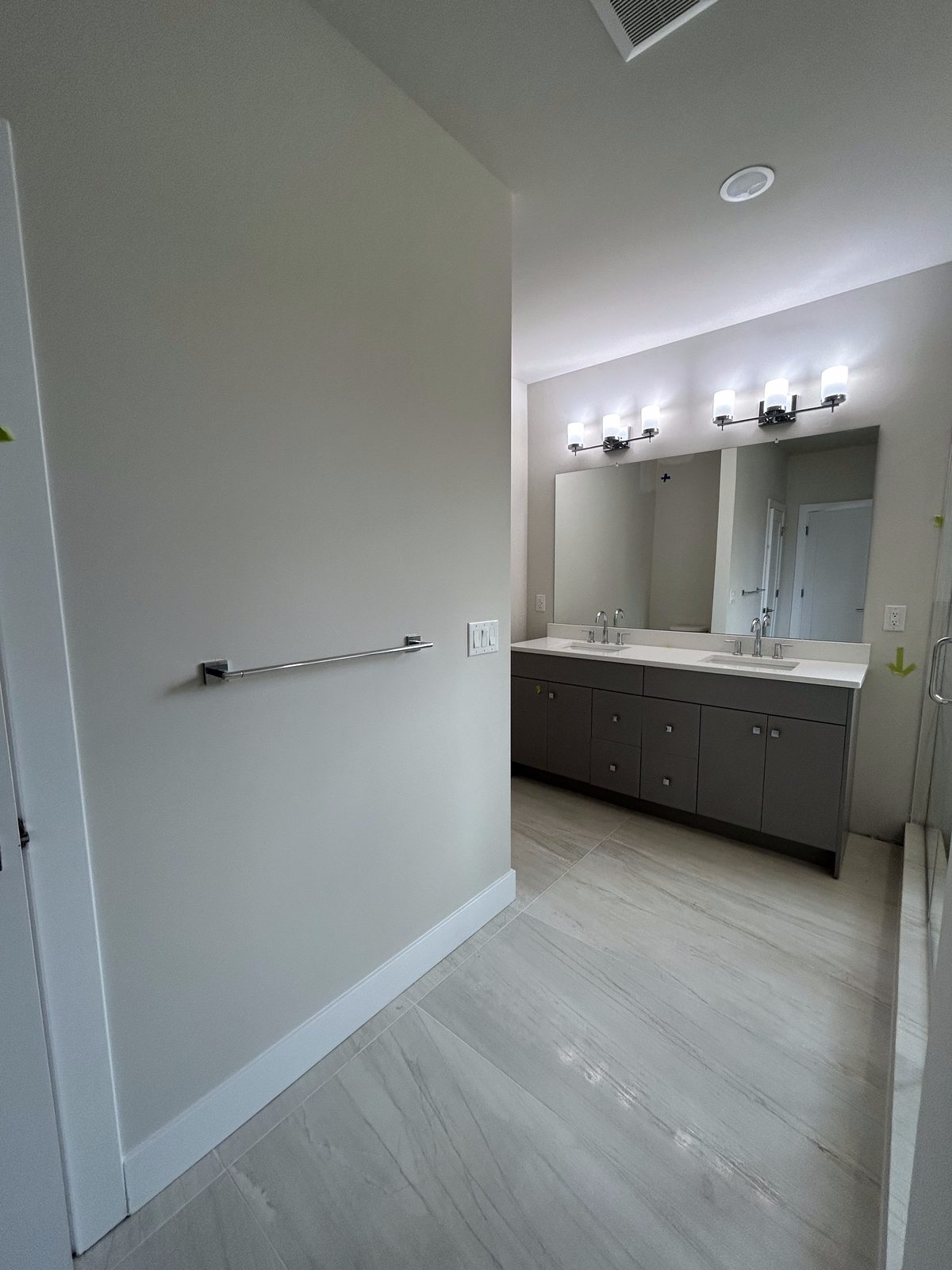 Model 2 primary bathroom with double vanity