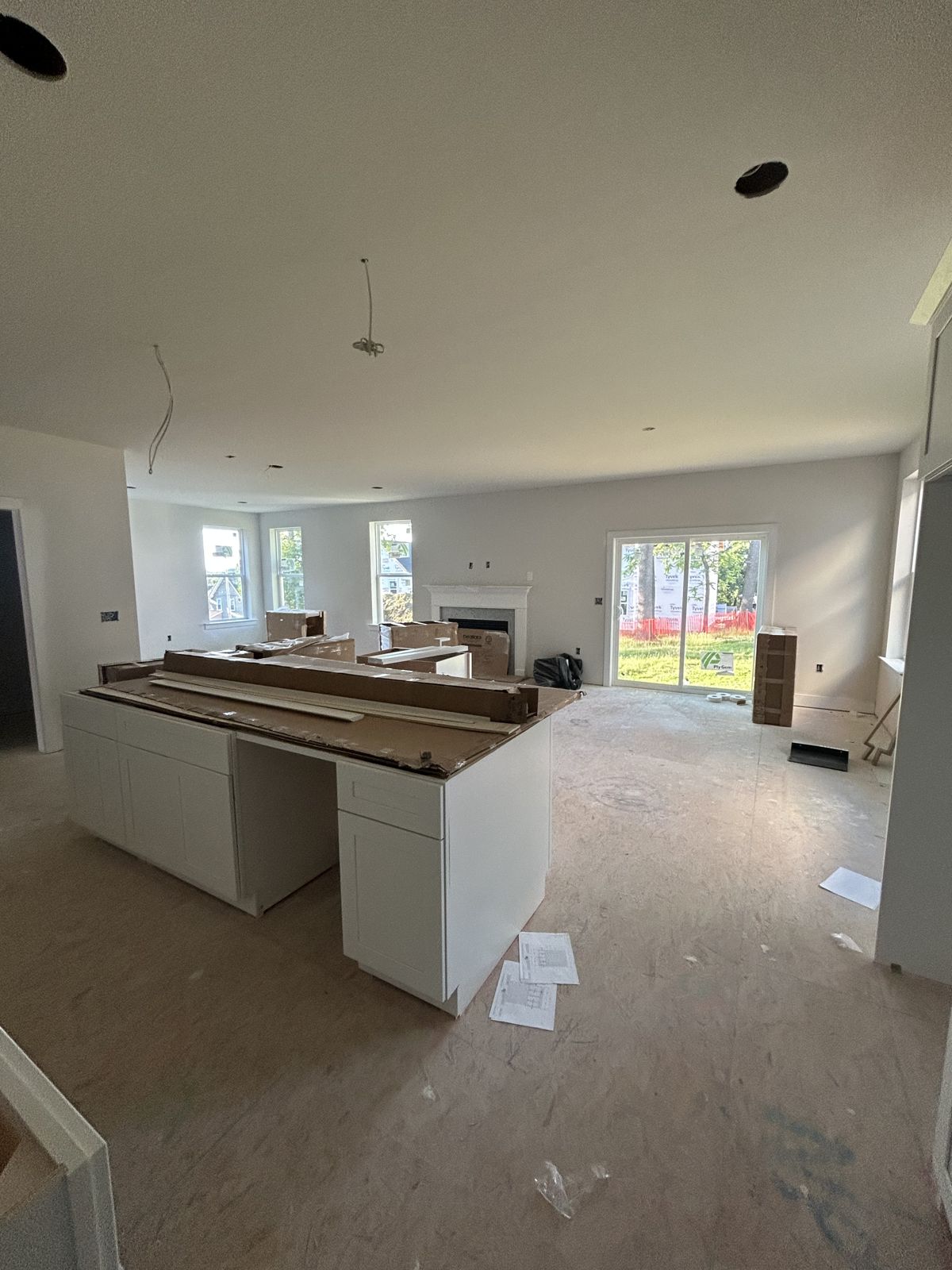 Open kitchen and great room